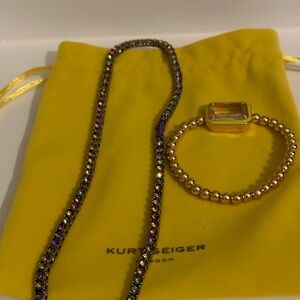 Kurt Geiger Necklace and Bracelet set